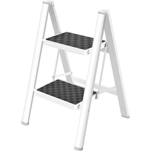 Step Ladder, Step Ladder Folding Step Stool, Portable Sturdy Steel Ladder Stool - Picture 7 of 7